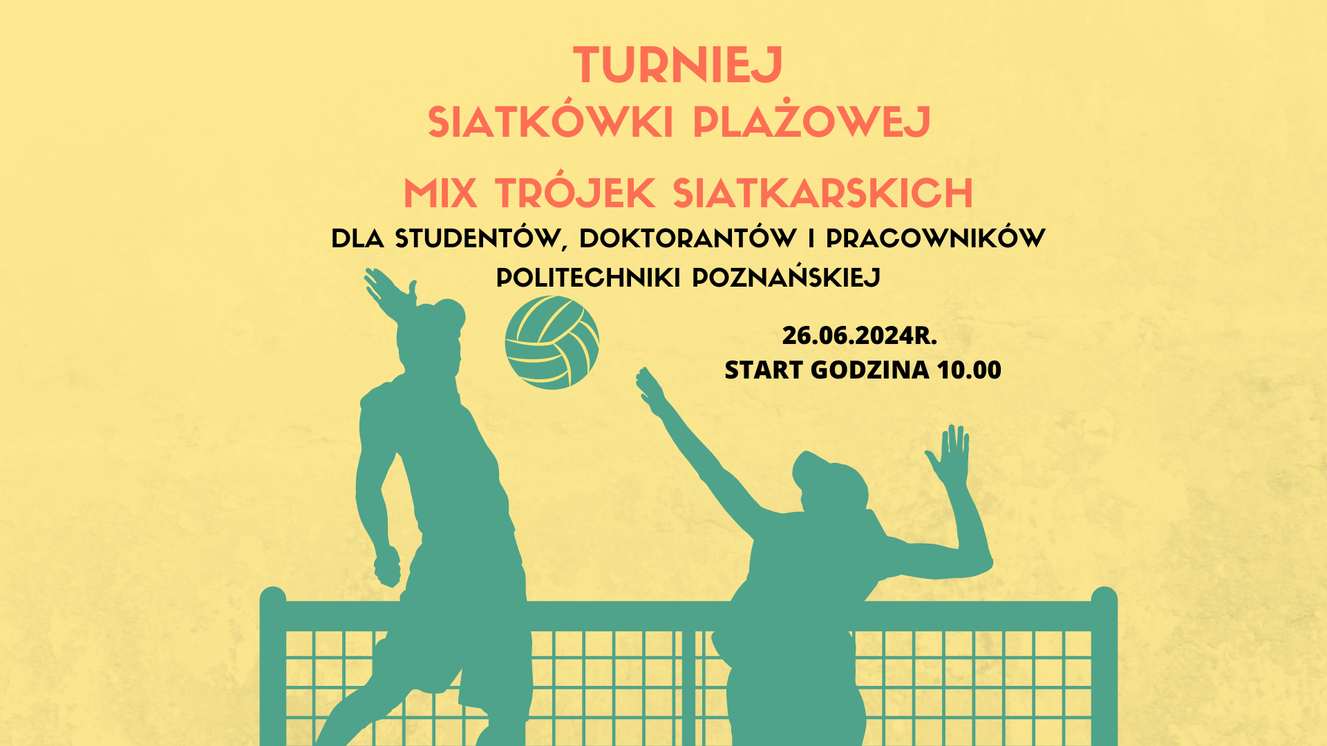 Turniej siatkówki plażowej mix trójek siatkarskich Centrum Sportu